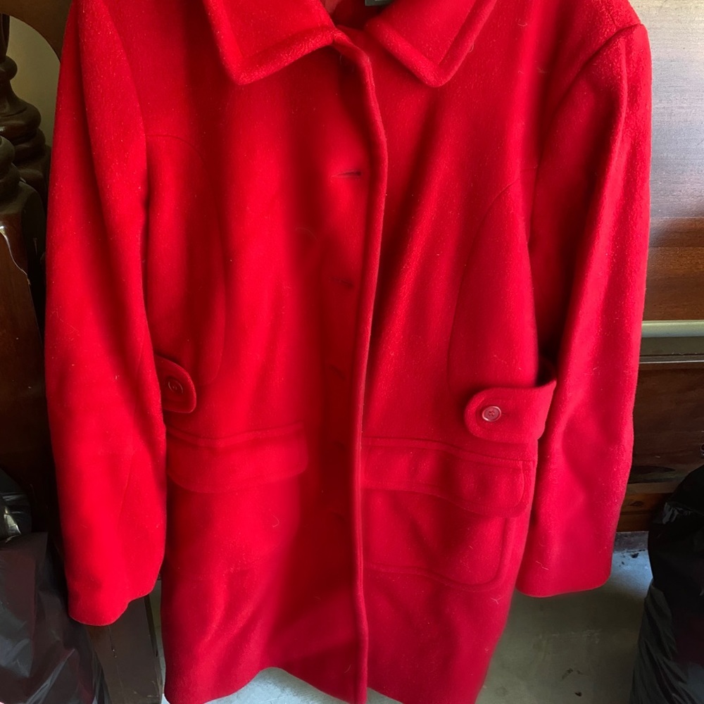 Victoria’s Secret MODA International Red Winter Coat